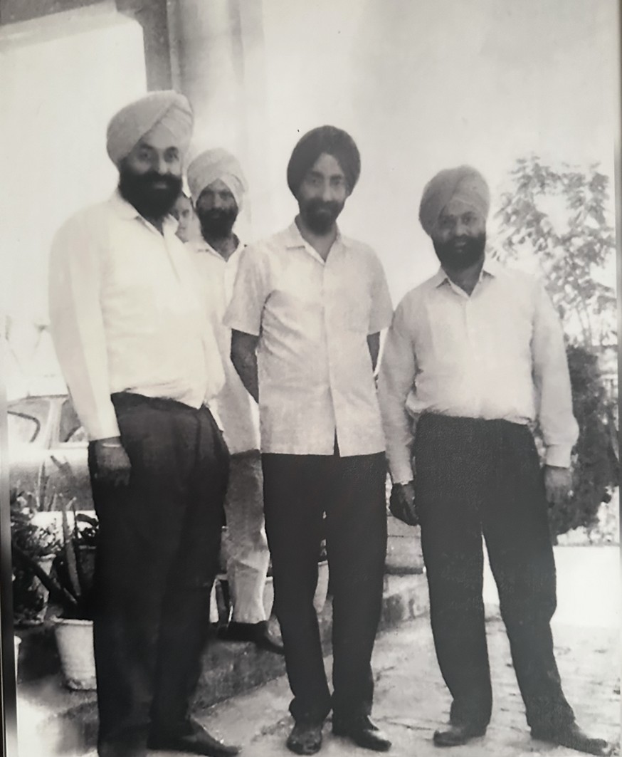 Rais-e-Azam, Rais Sardar Ravi Sher Singh and Rais Sardar Charanjit Singh with Sardar Upkar Singh